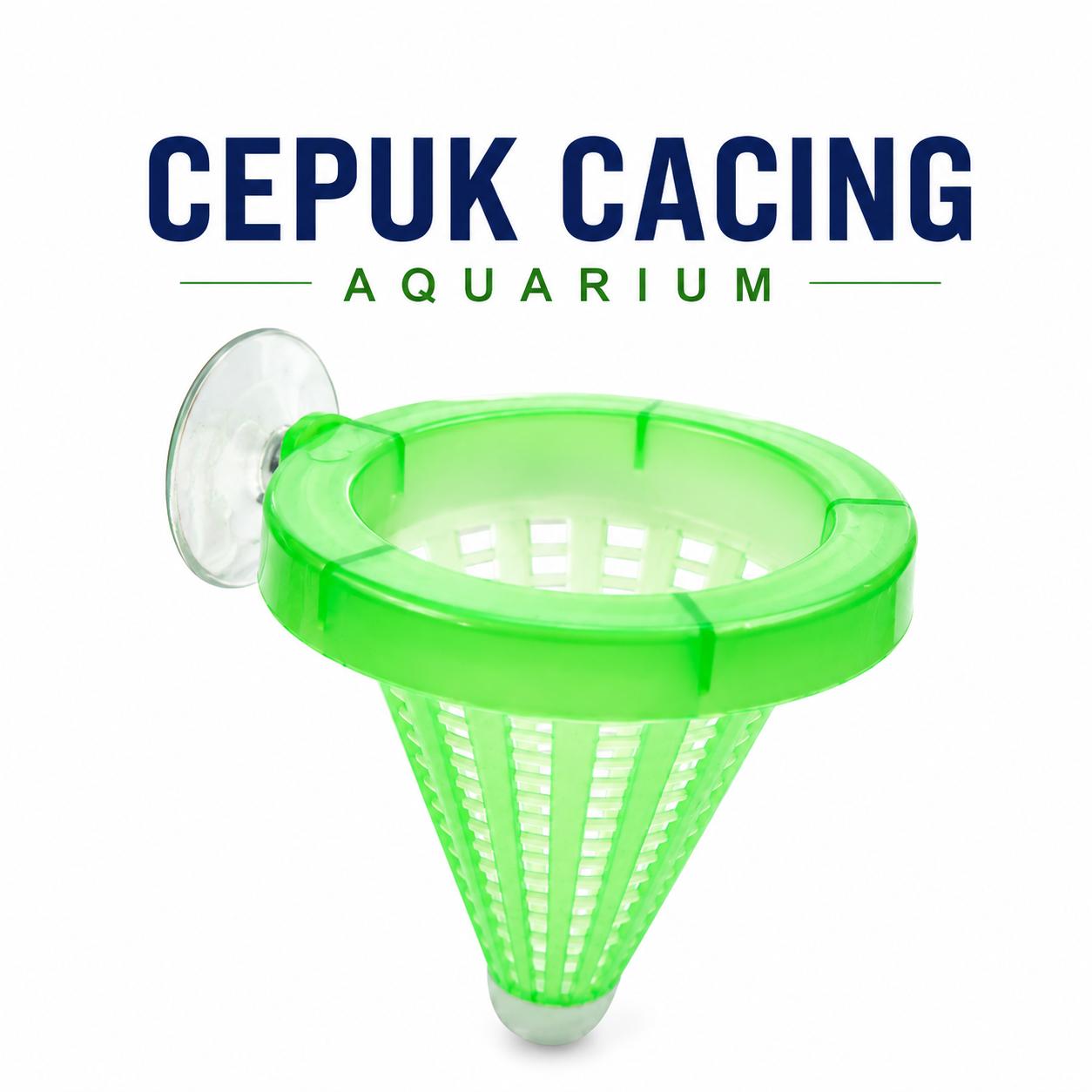 Cepuk Cacing Aquarium Hisap Kaca