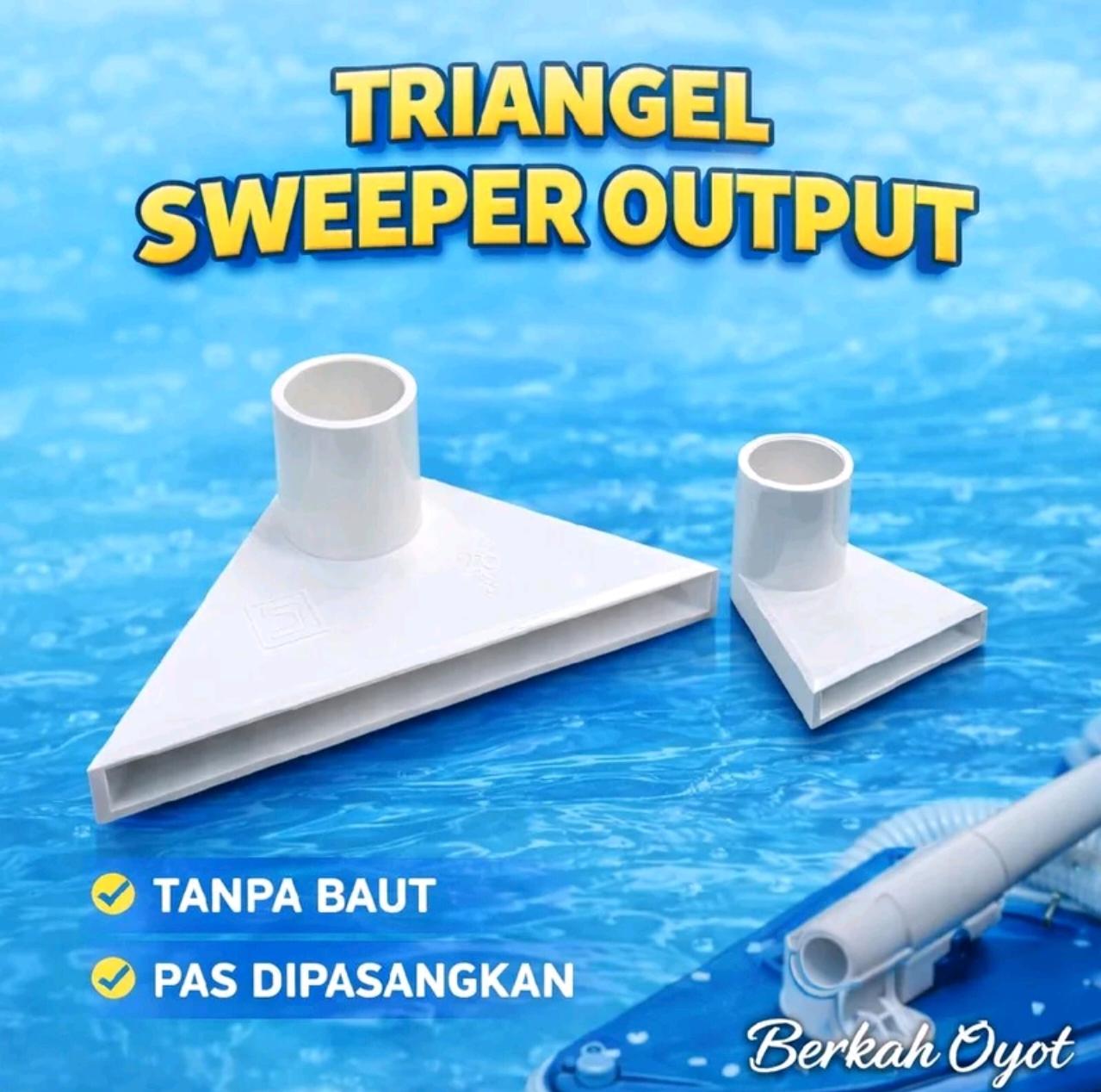 TRIANGEL SWEEPER UNTUK OUTPUT FILTER TALANG DAN CHINA STYLE 20 25MM