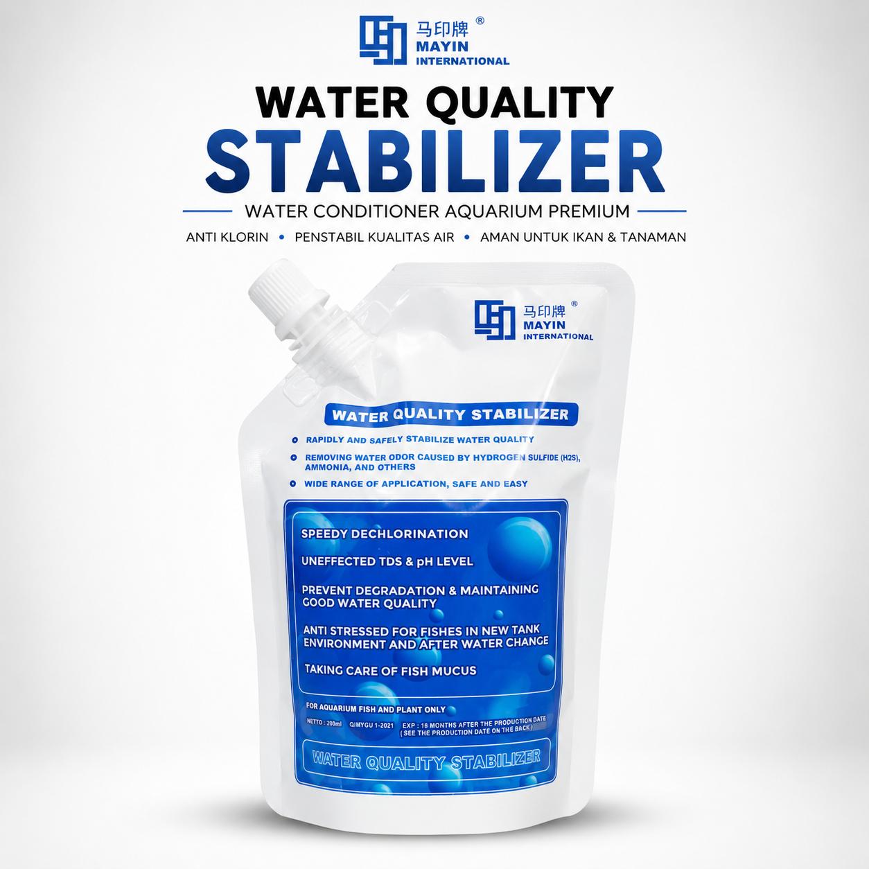 Penjernih Air stabilizer Aquarium Mayin Waterstabilizer 200mL