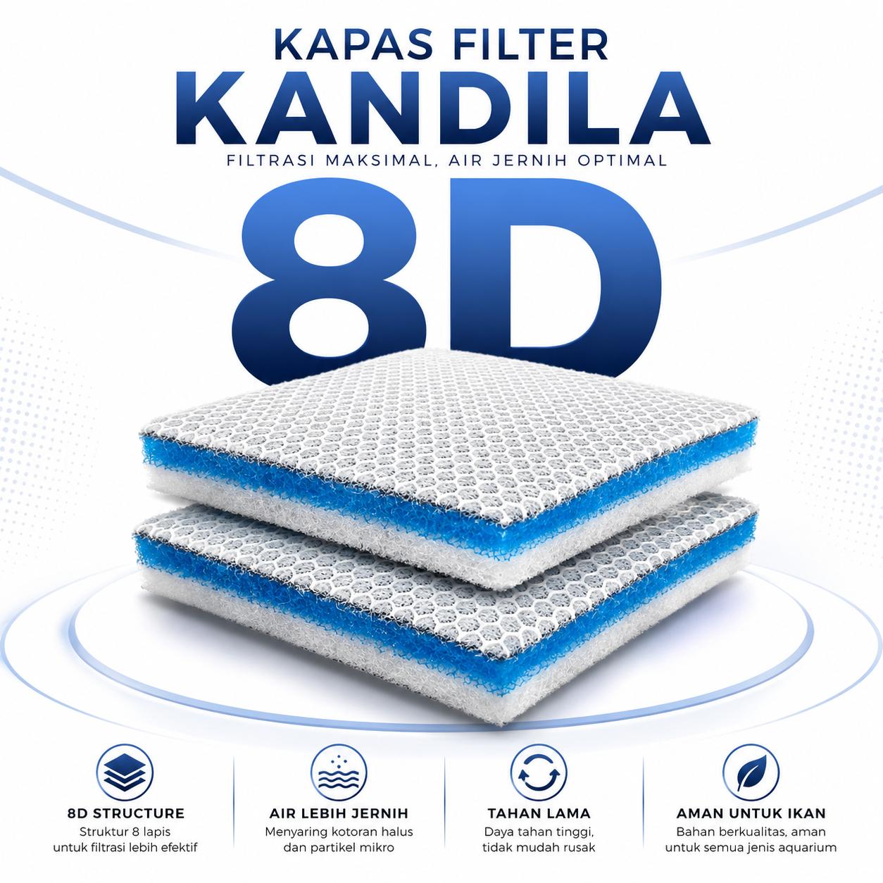 KAPAS FILTER 8D 8 LAPIS PENYARINGAN AMARA