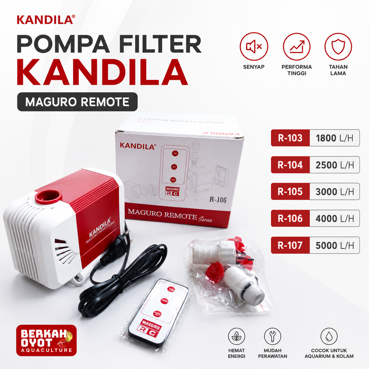 POMPA KANDILA MAGURO REMOTE 103 104 105 106 107