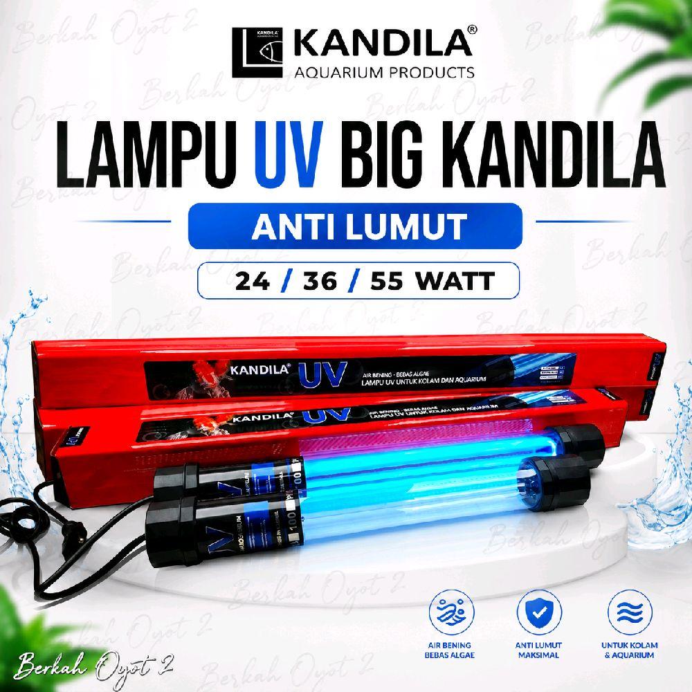 Kandila Lampu UV Big 24/36/55 Watt Anti Lumut & Alga Sterilized untuk Kolam & Aquarium