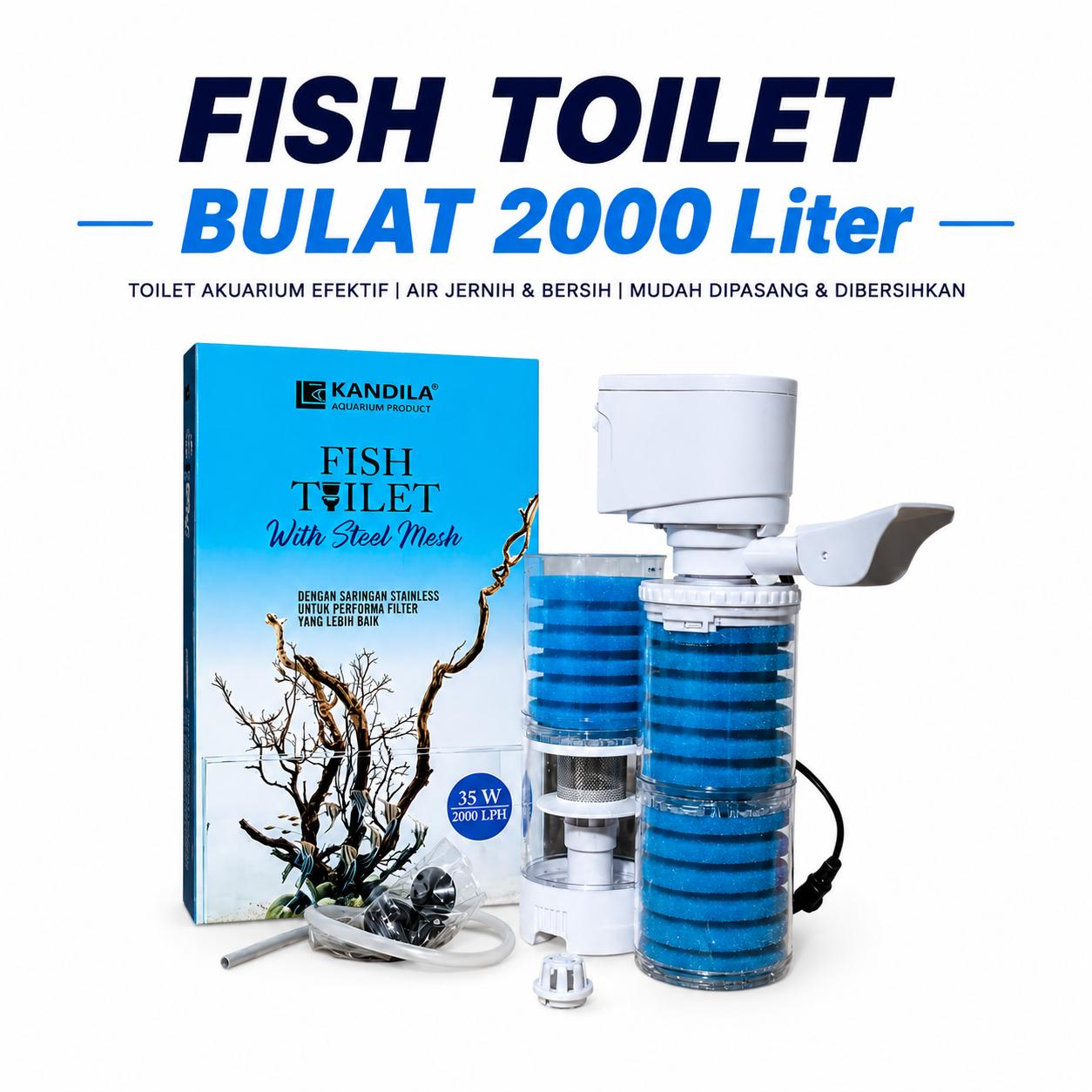 KANDILA INTERNAL FILTER FISH TOILET Internal filter Aquarium
