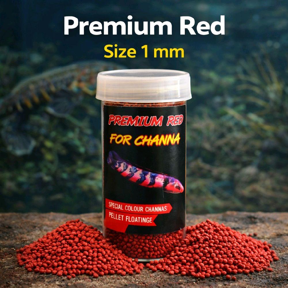 Premium BLUE For Channa Size 1 mm Pellet Floating Special Colour Channas Makanan Ikan Berkualitas Tinggi pelet maxi pakan Burayak acs4