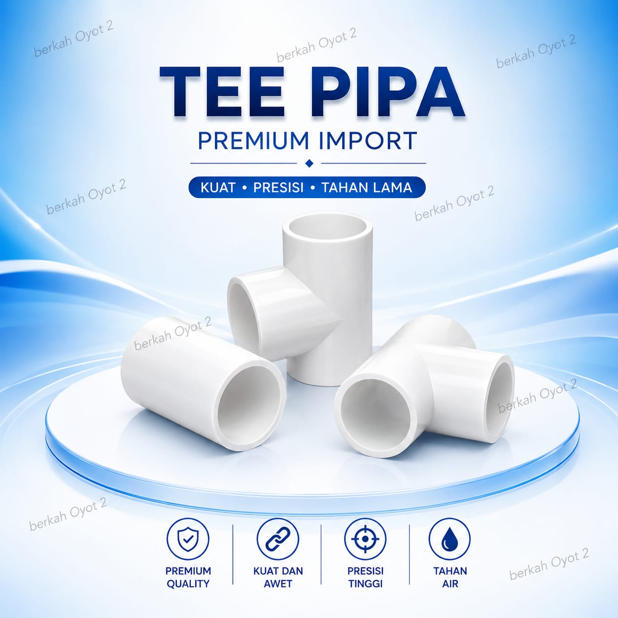 TEE WHITE 25MM
