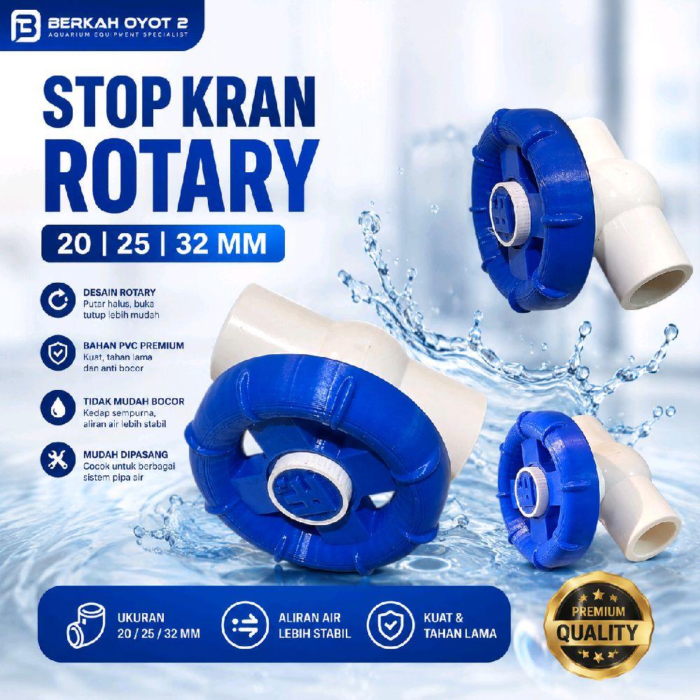 STOP KRAN ROTARY AQUARIUM IMPORT – PRESISI